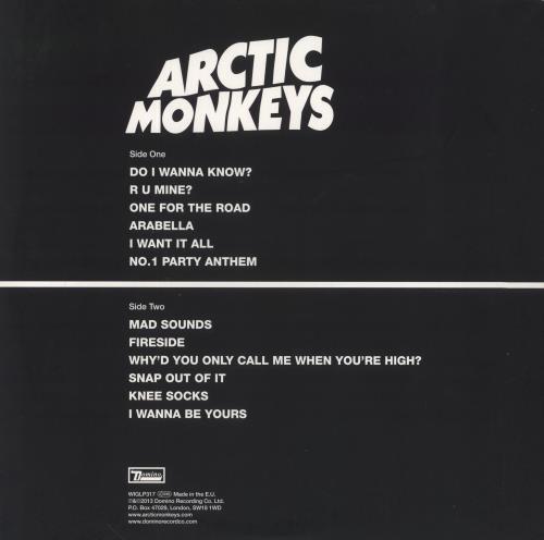 Arctic Monkeys AM - 180gm vinyl LP album (LP record) UK MEOLPAM674429