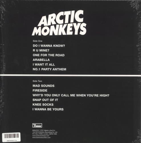 Arctic Monkeys AM - Sealed vinyl LP album (LP record) UK MEOLPAM748985
