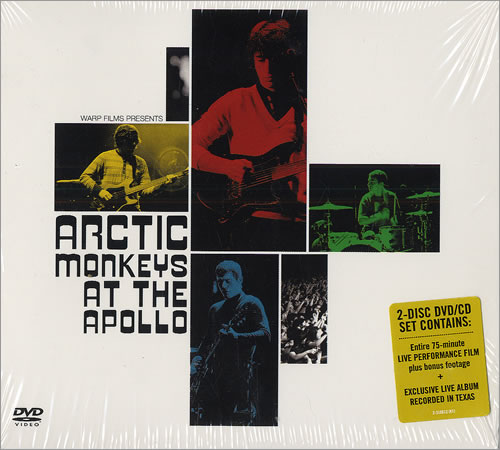 Arctic Monkeys At The Apollo 2-disc CD/DVD set US MEO2DAT479182