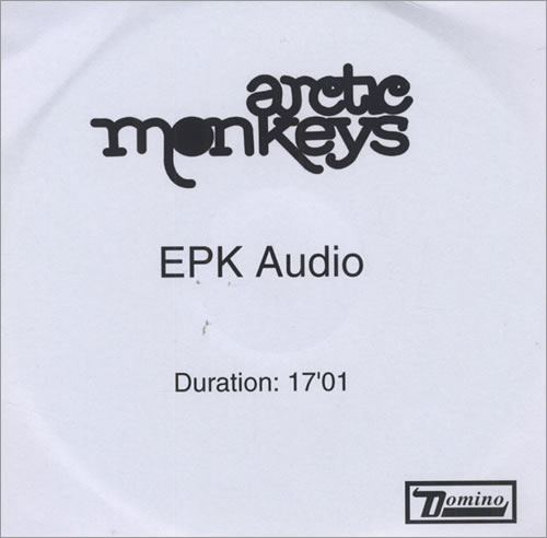 Arctic Monkeys EPK Audio CD-R acetate UK MEOCREP431752
