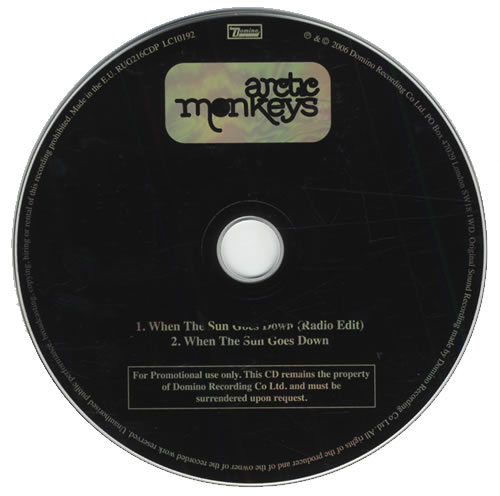 Arctic Monkeys Set Of 5 Promotional CD Singles CD single (CD5 / 5") UK MEOC5SE431318