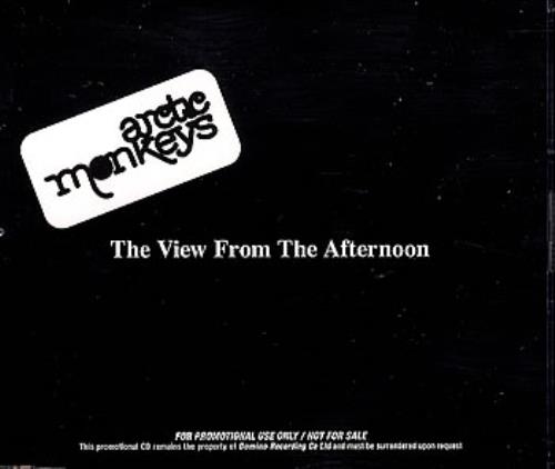 Arctic Monkeys The View From The Afternoon CD single (CD5 / 5") UK MEOC5TH360956