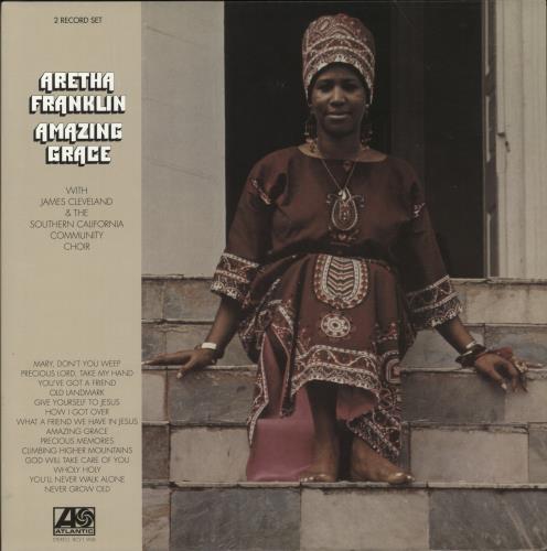 Aretha Franklin Amazing Grace - 50th Anniversary White Vinyl 2-LP vinyl record set (Double LP Album) US ARE2LAM875318