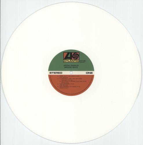 Aretha Franklin Amazing Grace - 50th Anniversary White Vinyl 2-LP vinyl record set (Double LP Album) US ARE2LAM875318