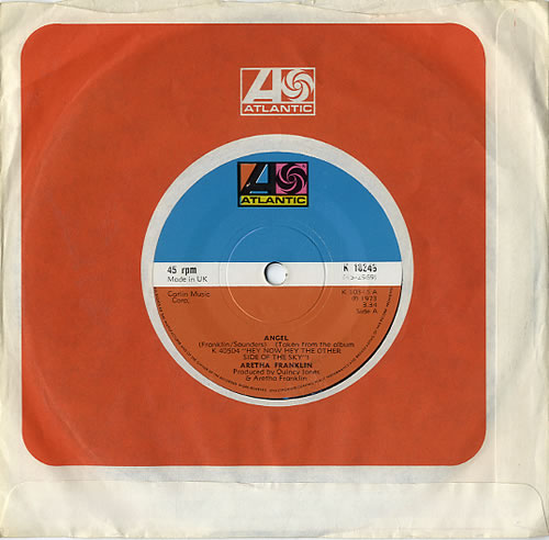 Aretha Franklin Angel 7" vinyl single (7 inch record / 45) UK ARE07AN612156