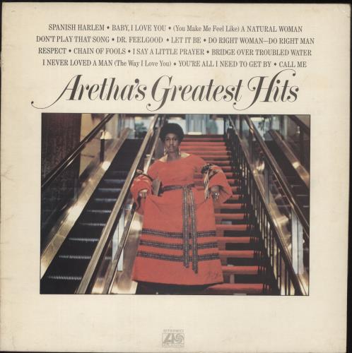 Aretha Franklin Aretha's Greatest Hits - EX vinyl LP album (LP record) UK ARELPAR880253