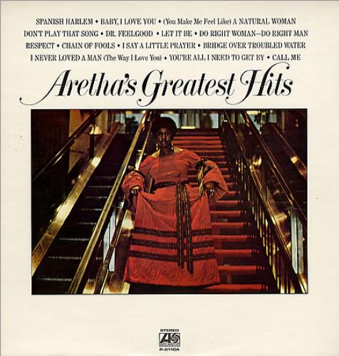 Aretha Franklin Aretha's Greatest Hits vinyl LP album (LP record) Japanese ARELPAR361689