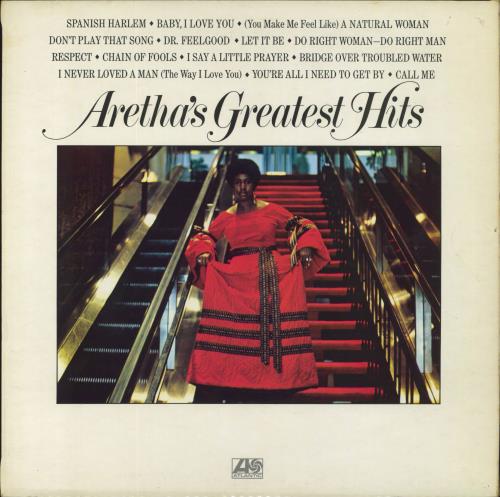 Aretha Franklin Aretha's Greatest Hits vinyl LP album (LP record) UK ARELPAR519660