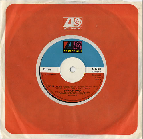 Aretha Franklin Day Dreaming 7" vinyl single (7 inch record / 45) UK ARE07DA480906