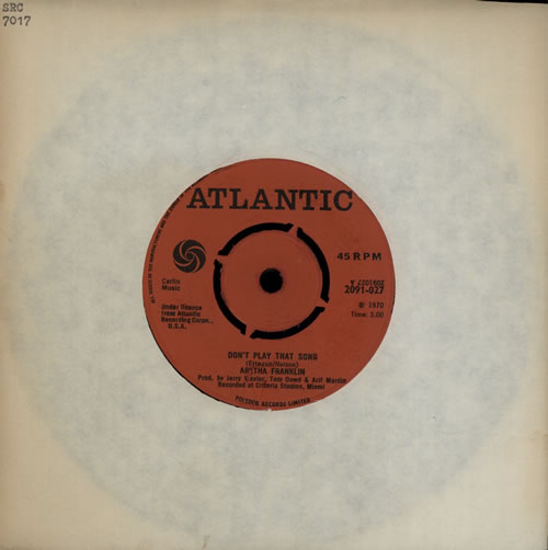 Aretha Franklin Don't Play That Song - 4pr 7" vinyl single (7 inch record / 45) UK ARE07DO569181