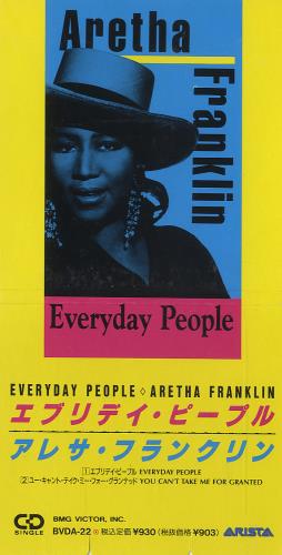 Aretha Franklin Everyday People - Snapped 3" CD single (CD3) Japanese AREC3EV449017