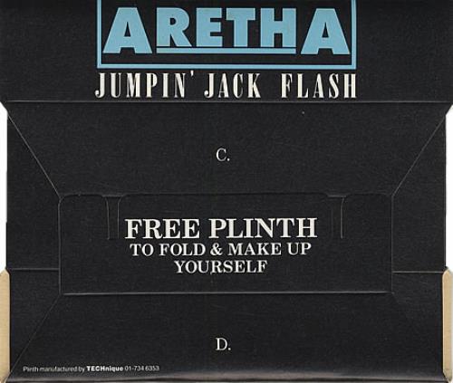 Aretha Franklin Jumpin' Jack Flash + Plinth 7" vinyl picture disc (7 inch picture disc single) UK ARE7PJU51444