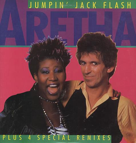 Aretha Franklin Jumpin' Jack Flash 12" vinyl single (12 inch record / Maxi-single) US ARE12JU82989