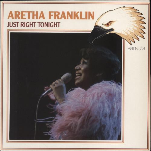 Aretha Franklin Just Right Tonight vinyl LP album (LP record) UK ARELPJU779207