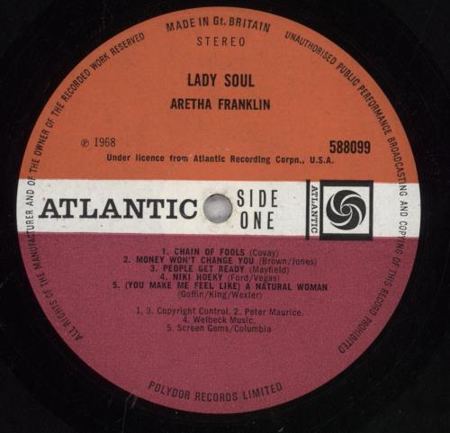 Aretha Franklin Lady Soul - Plum & Red vinyl LP album (LP record) UK ARELPLA544265