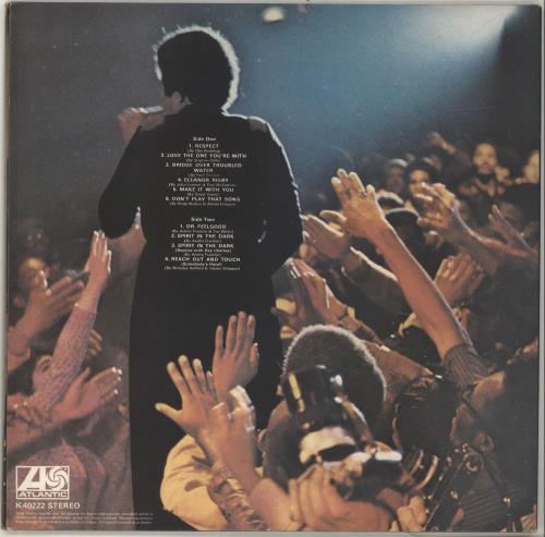 Aretha Franklin Live At Fillmore West vinyl LP album (LP record) UK ARELPLI698175
