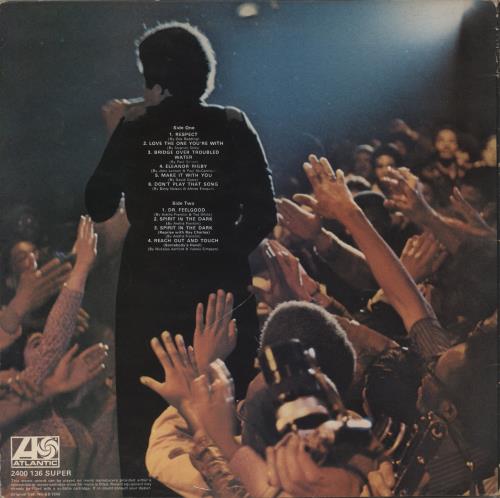 Aretha Franklin Live At Fillmore West vinyl LP album (LP record) UK ARELPLI747435