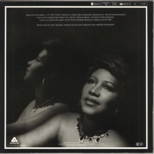 Aretha Franklin Love All The Hurt Away vinyl LP album (LP record) Dutch ARELPLO724872