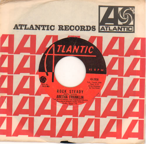 Aretha Franklin Rock Steady 7" vinyl single (7 inch record / 45) US ARE07RO641520