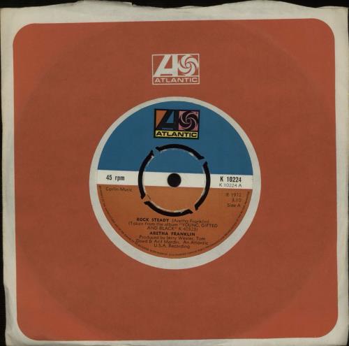 Aretha Franklin Rock Steady 7" vinyl single (7 inch record / 45) UK ARE07RO662723