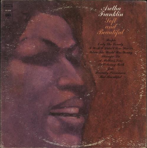 Aretha Franklin Soft And Beautiful vinyl LP album (LP record) US ARELPSO699755