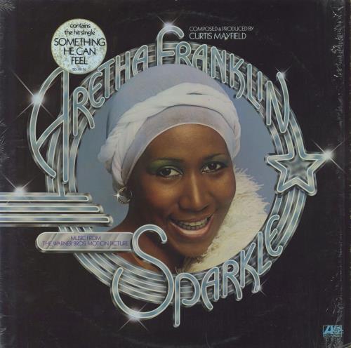 Aretha Franklin Sparkle vinyl LP album (LP record) US ARELPSP801185