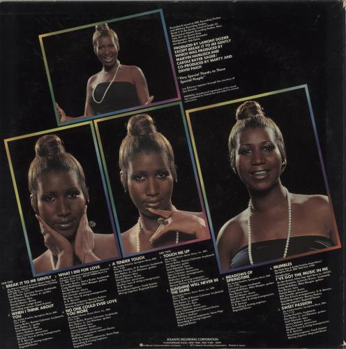 Aretha Franklin Sweet Passion vinyl LP album (LP record) Japanese ARELPSW873808