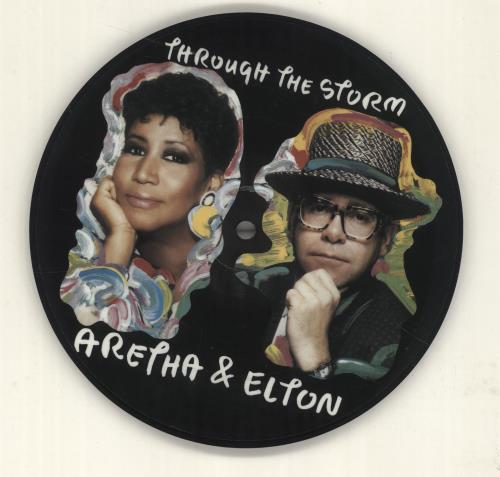 Aretha Franklin Through The Storm 7" vinyl picture disc (7 inch picture disc single) UK ARE7PTH102773
