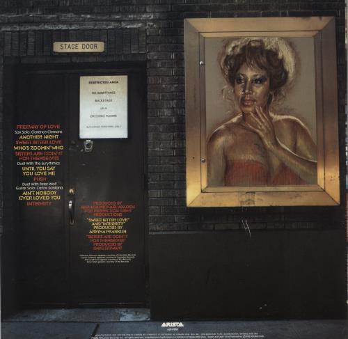 Aretha Franklin Who's Zoomin' Who? vinyl LP album (LP record) Canadian ARELPWH879999