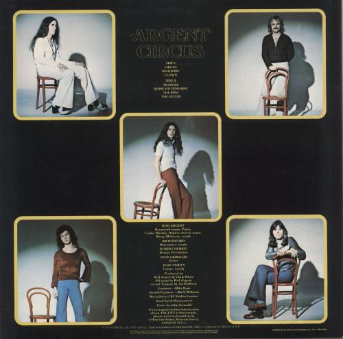Argent Circus vinyl LP album (LP record) UK RGELPCI725468