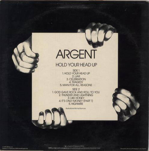 Argent Hold Your Head Up vinyl LP album (LP record) UK RGELPHO453943