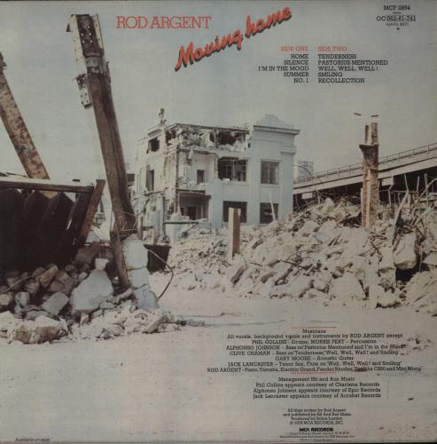 Argent Moving Home vinyl LP album (LP record) UK RGELPMO149874