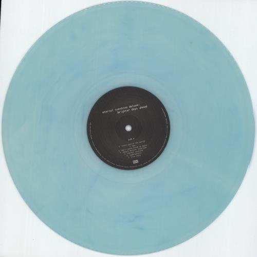 Ariana Grande Eternal Sunshine Deluxe: Brighter Days Ahead - Blue Marbled Vinyl 2-LP vinyl record set (Double LP Album) UK F6J2LET879626