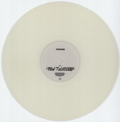 Ariana Grande Positions - Glow In The Dark Vinyl vinyl LP album (LP record) UK F6JLPPO870833