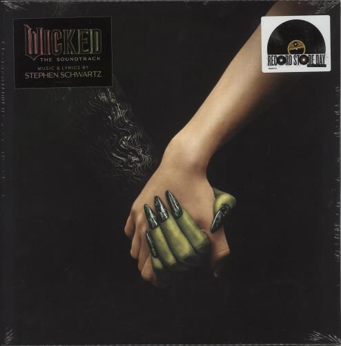 Ariana Grande Wicked: The Soundtrack - RSD - Green & Pink Glitter - Sealed 2-LP vinyl record set (Double LP Album) UK F6J2LWI874624