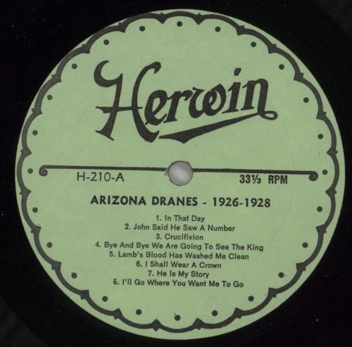 Arizona Dranes 1926-1928 -open shrink vinyl LP album (LP record) US Q47LPOP790598
