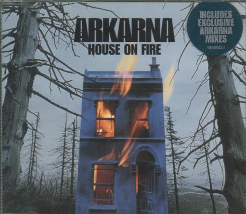 Arkarna House On Fire CD single (CD5 / 5") UK A6KC5HO659416