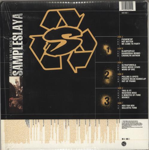 Armand Van Helden Sampleslaya - Enter The Meatmarket 3-LP vinyl record set (Triple LP Album) UK AA23LSA709572