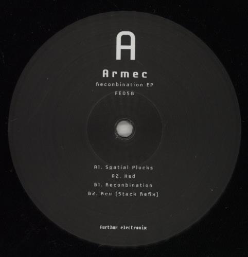 Armec Reconbination EP 12" vinyl single (12 inch record / Maxi-single) UK 86Q12RE881727