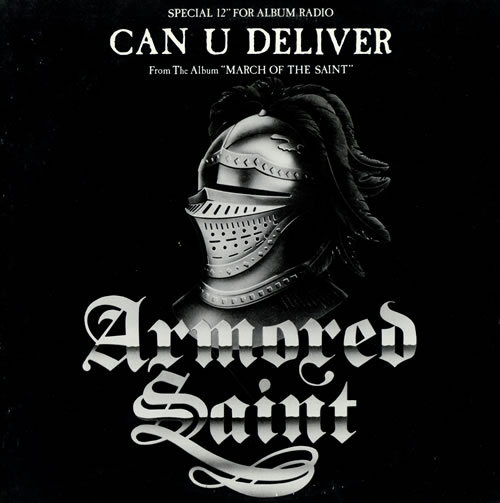 Armored Saint Can U Deliver - Promo 12" vinyl single (12 inch record / Maxi-single) US AA612CA465688