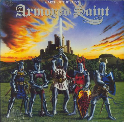Armored Saint March Of The Saint - Shrink vinyl LP album (LP record) US AA6LPMA812754