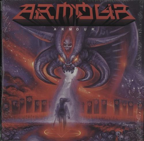 Armour Armour - Grey Marbled Vinyl vinyl LP album (LP record) Finnish O2WLPAR678684