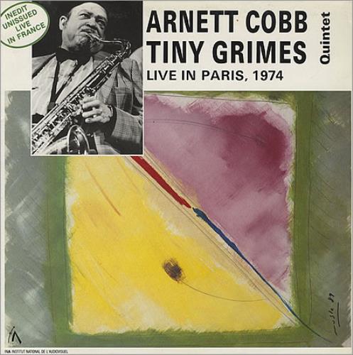 Arnett Cobb Live In Paris, 1974 vinyl LP album (LP record) French NTCLPLI405122