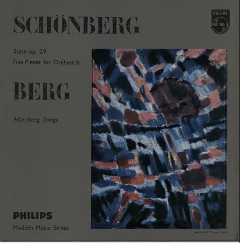 Arnold Schoenberg Suite Op 29/ Five Pieces For Orchestra vinyl LP album (LP record) UK S4VLPSU651107