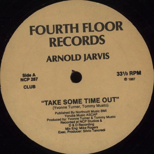 Arnold Jarvis Take Some Time Out Us 12 Vinyl Single 12 Inch