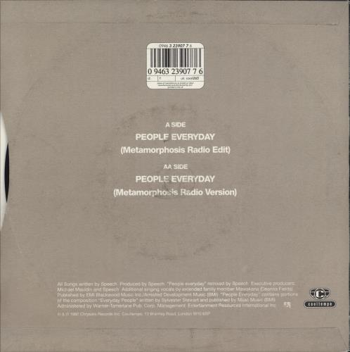 Arrested Development People Everyday 7" vinyl single (7 inch record / 45) UK ARR07PE738688