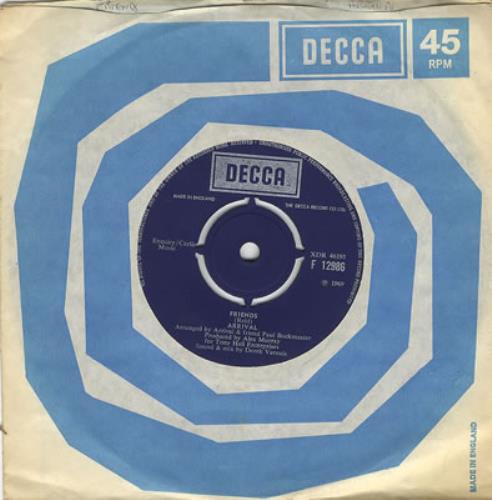 Arrival Friends 7" vinyl single (7 inch record / 45) UK ARX07FR385949