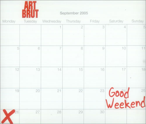Art Brut Good Weekend CD single (CD5 / 5") UK ARUC5GO520453