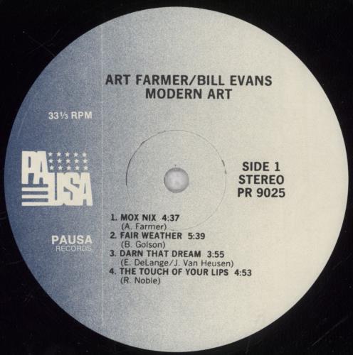 Art Farmer Modern Art - 1st vinyl LP album (LP record) UK AFMLPMO846643