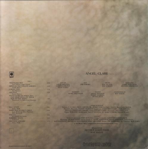 Art Garfunkel Angel Clare vinyl LP album (LP record) UK ARTLPAN361429